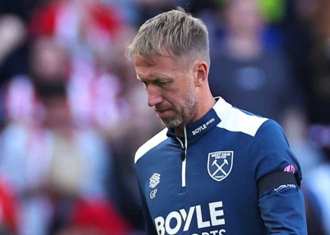 Graham Potter immediately released three West Ham players after being humiliated by the promotion team