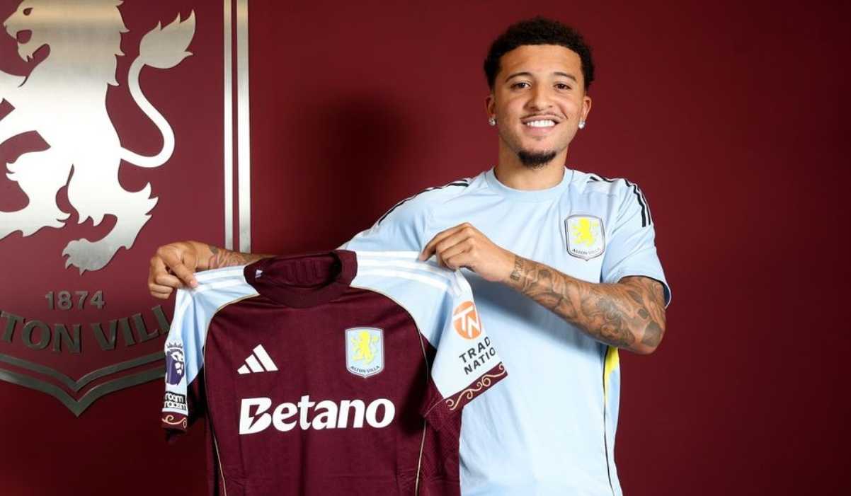 Jadon Sancho revealed a chat with Marcus Rashford before joining Aston Villa