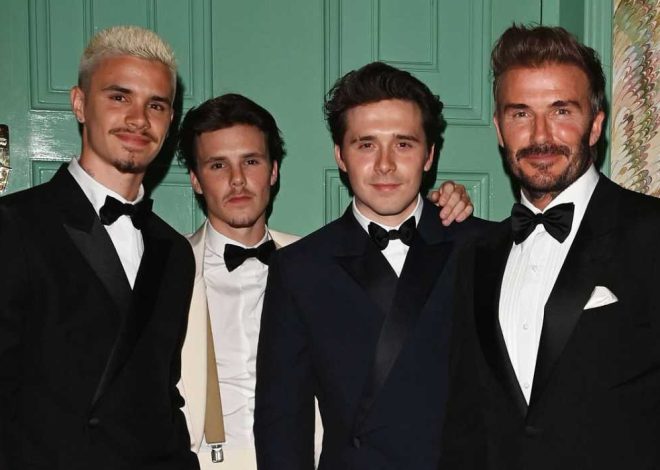 The reason why David Beckham’s son chose to support rival club Manchester United