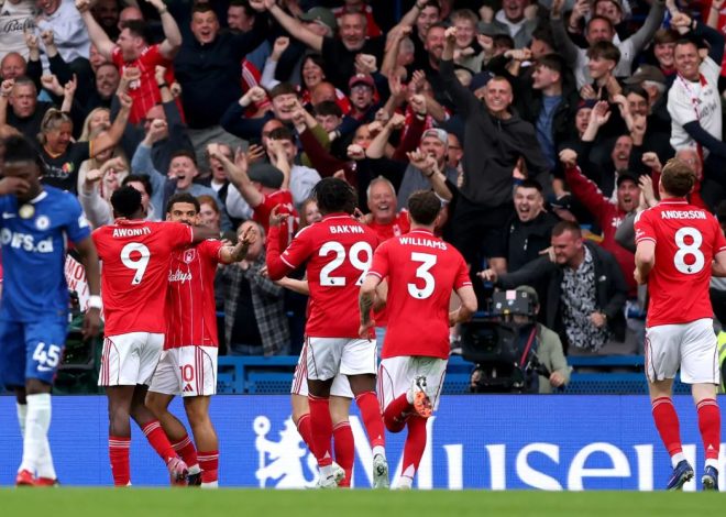 Six Losses in a Row! Chelsea sinks further after being beaten by Nottingham Forest